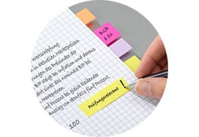 Post-it®-sidemarkører
